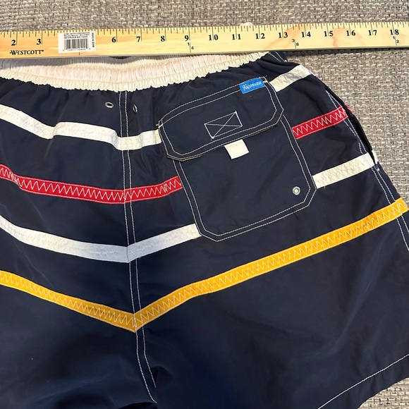 Faconnable Swim Shorts Mens Navy Azur Trunk Suit Beach Wear Medium - Picture 6 of 8
